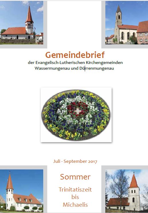 Gemeindebrief Sommer 2017